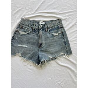 Pistola Forever Jean Shorts Womens 26 Distressed Cut Off Denim 3” Inseam A11